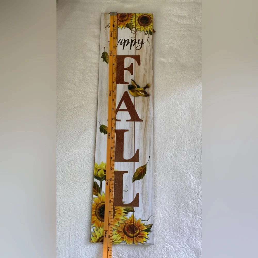 NWT Fall 3 Piece Bundle 2 Hanging Signs and 1 Shelf Sitter